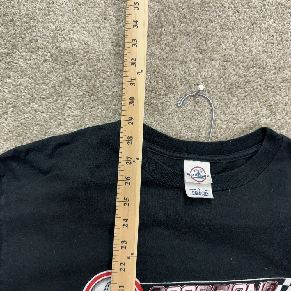 Delta Pro Weight Scorpions Racing Shirt Mens L Black Long Sleeve Graphic Tee - Picture 6 of 7